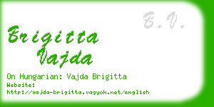 brigitta vajda business card